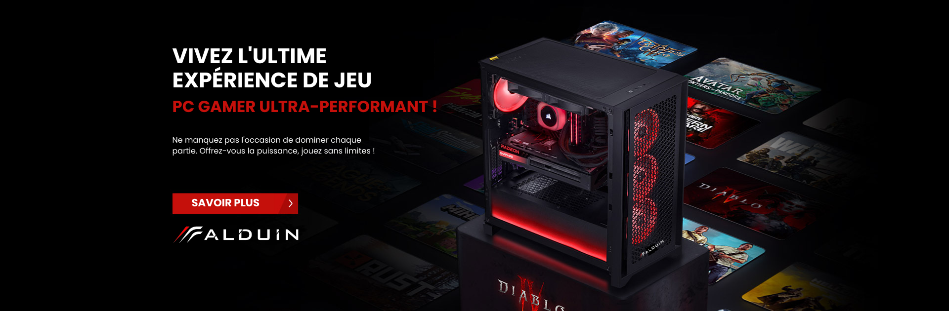 "Des accessoires PC conçus pour améliorer votre expérience."